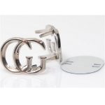Metal Ornament, Chanel Style with Feet(ΒΑ000410) Color Νίκελ /  Nickel